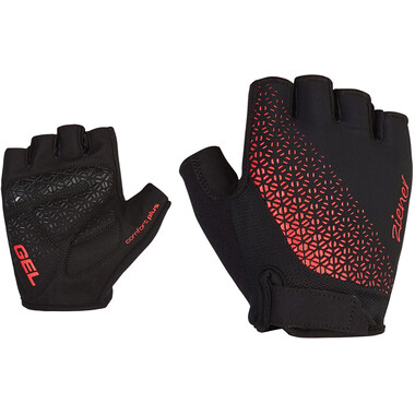 ZIENER CADJA Women's Short Finger Gloves Black/PInk 2023 0